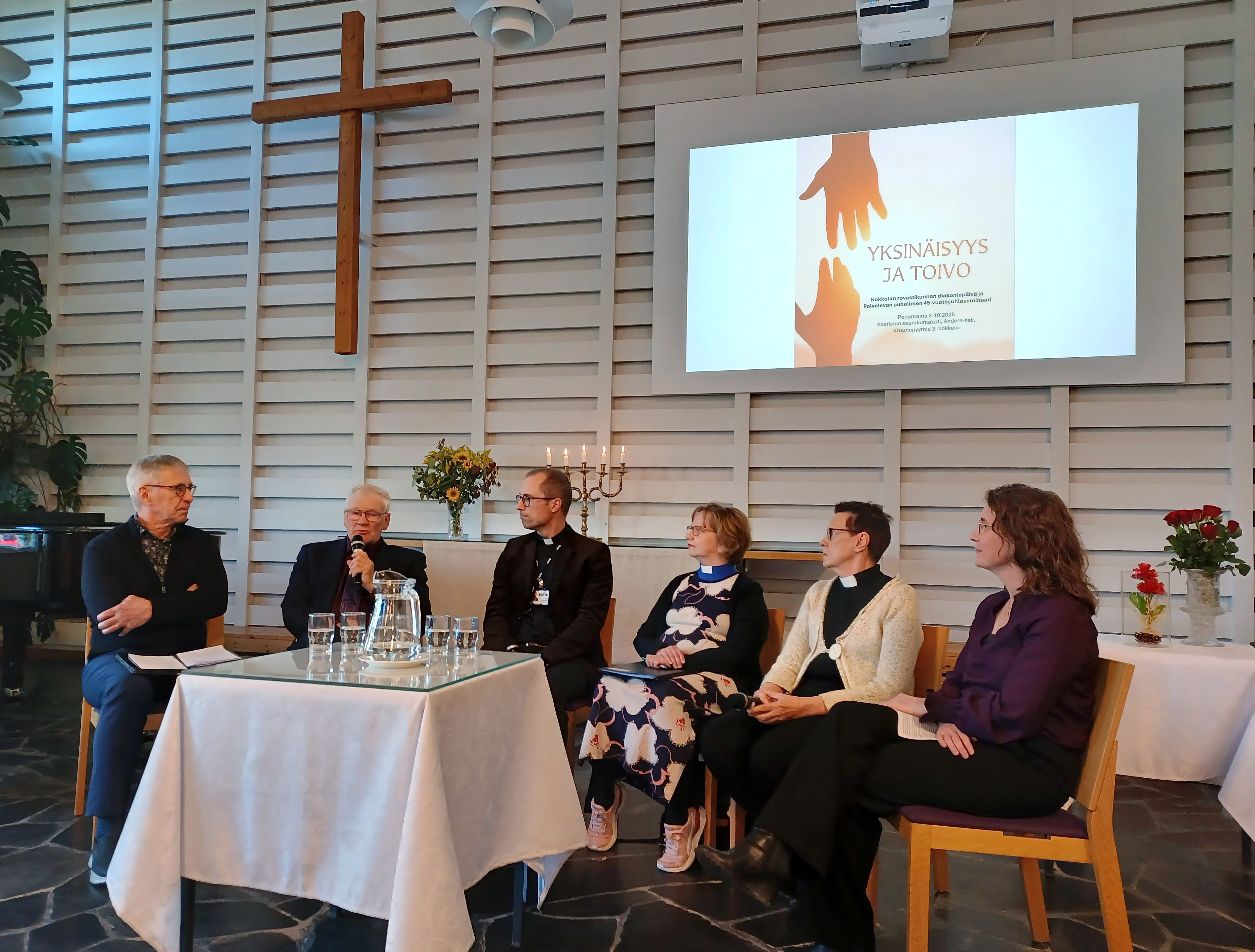 Diakoniapäivän panelistit.