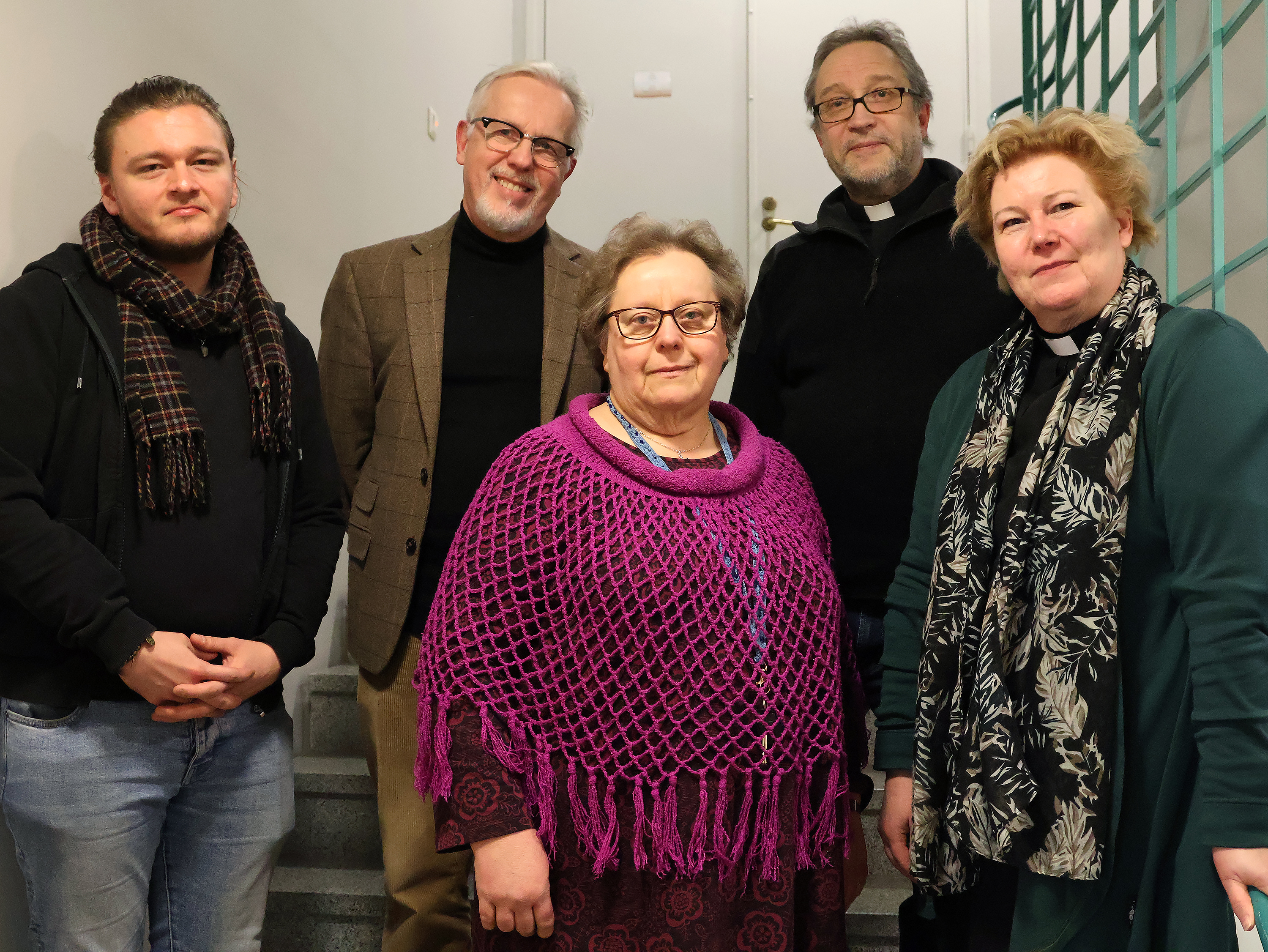 Työryhmän jäsenet; Jukka Linna, Seppo Viljamaa, Taina Lamminen, Jukka Saarenpää sekä Sari Kontinen-Koski.